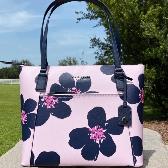 NWT๐๐Kate Spade Grand Flora Pocket Tote & Wallet - Picture 7 of 14